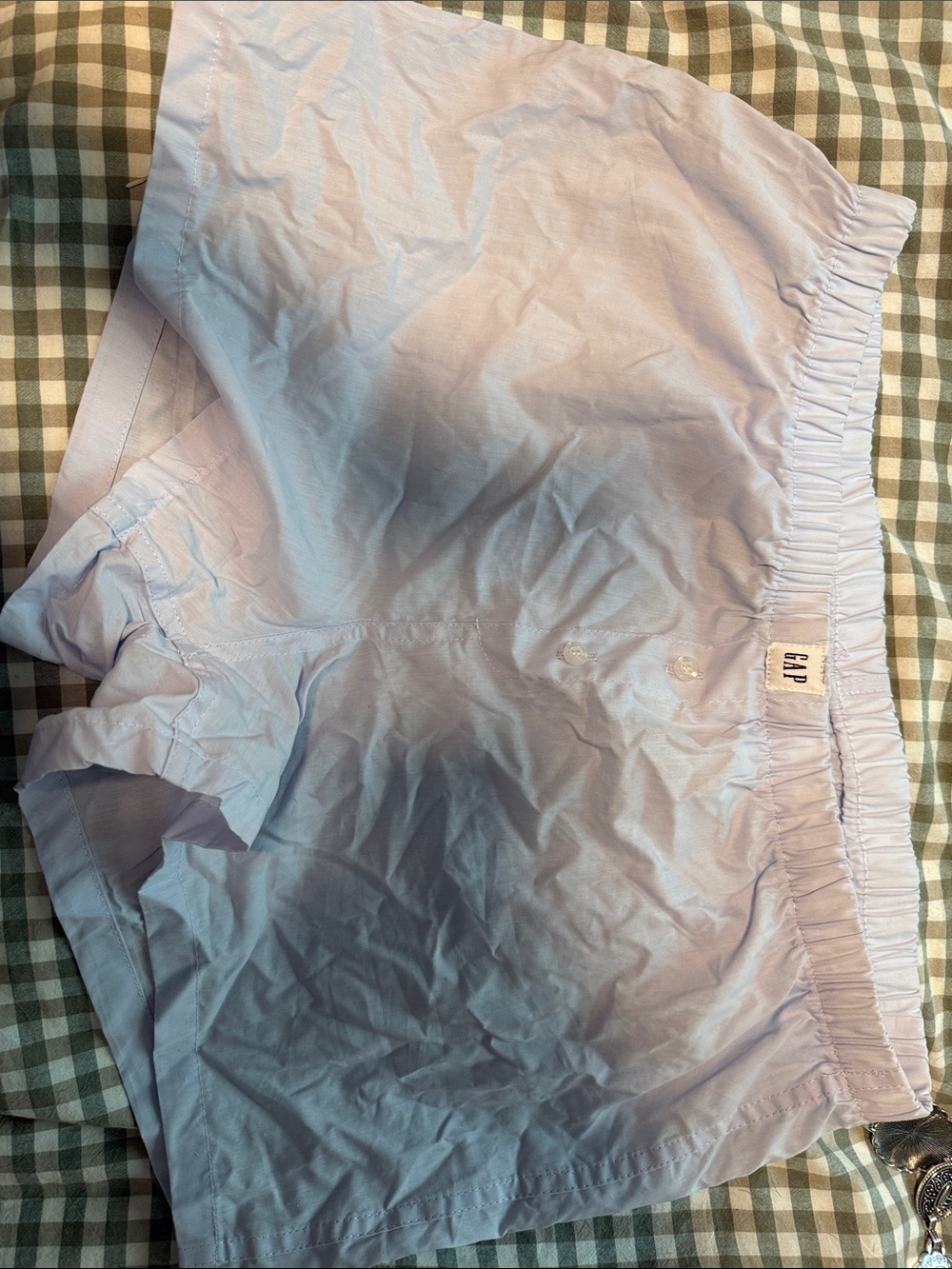 GAP Lavender Elastic-Waist Boxer Shorts